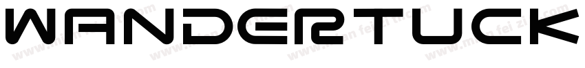 Wandertucker Regular字体转换